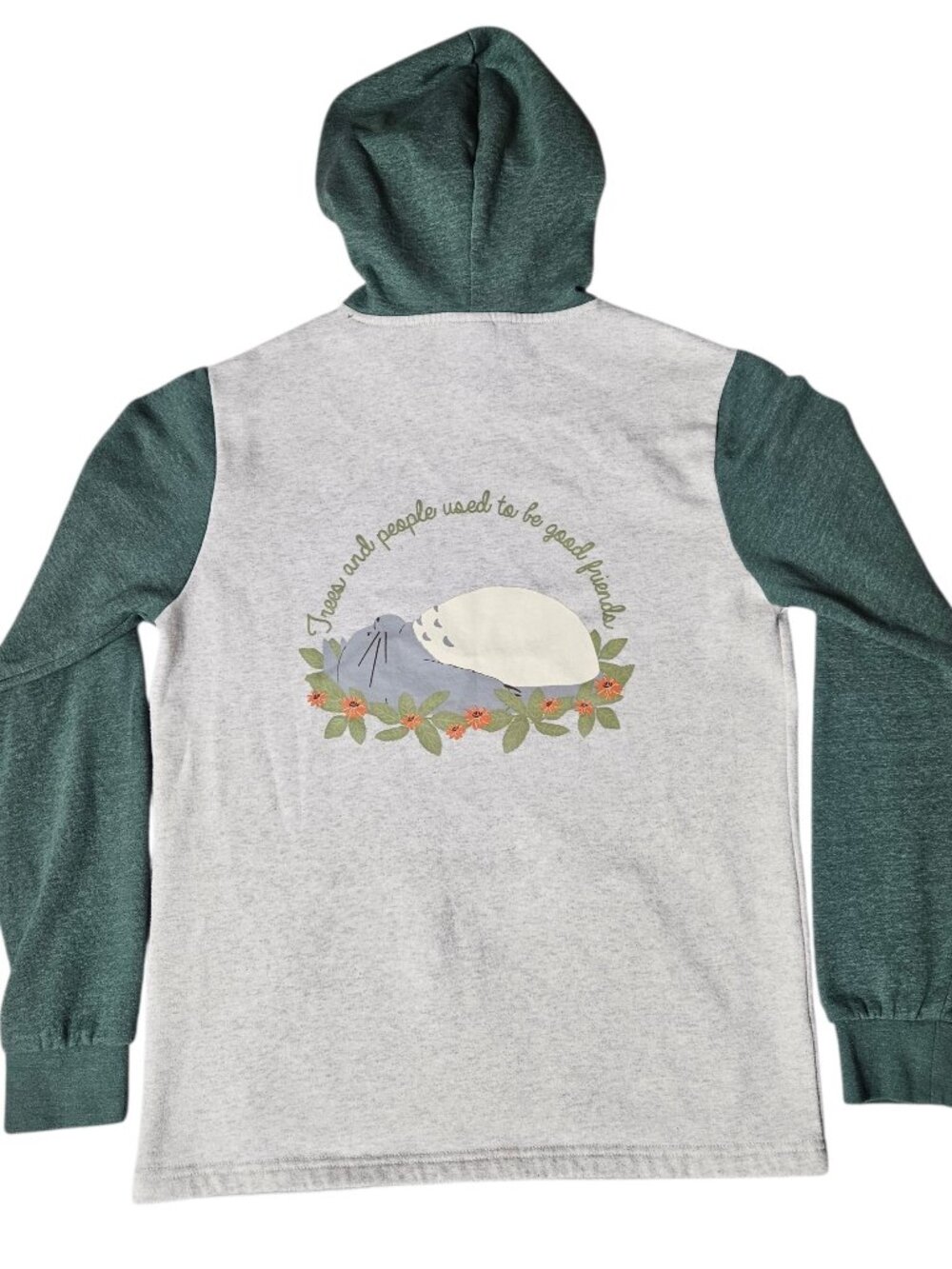 Studio Ghibli "My Neighbor Totoro" Colorblock Pullover Hoodie Women S Sweatshirt